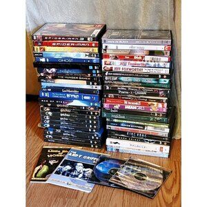 Lot of 50 incredible DVDs Movies of 1990/2000/2010 Collections MANY NEW & SEALED